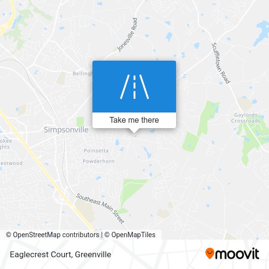 Eaglecrest Court map