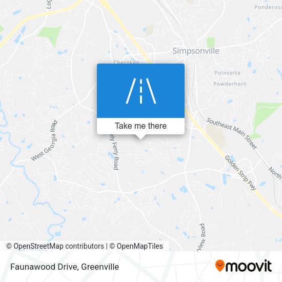 Faunawood Drive map