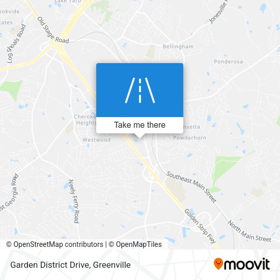 Garden District Drive map