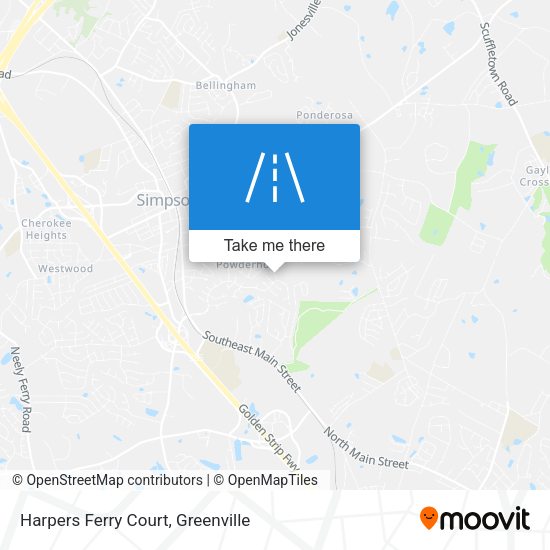 Harpers Ferry Court map
