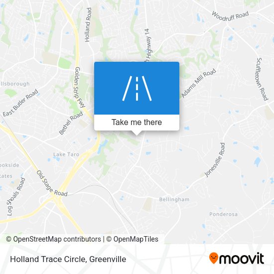 Mapa de Holland Trace Circle