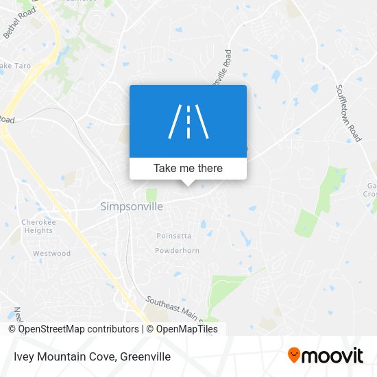 Ivey Mountain Cove map