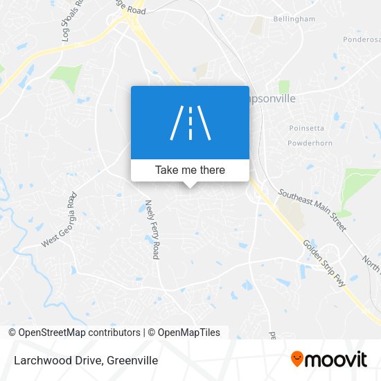 Larchwood Drive map
