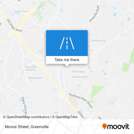 Mapa de Moore Street