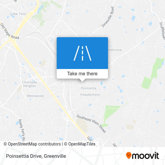 Poinsettia Drive map