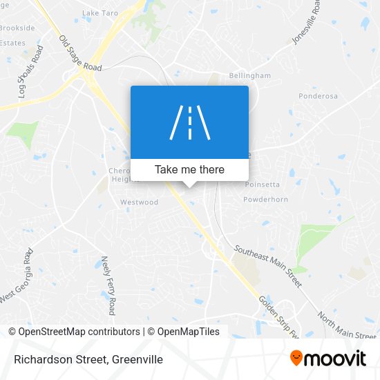 Richardson Street map