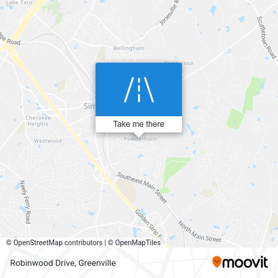 Robinwood Drive map