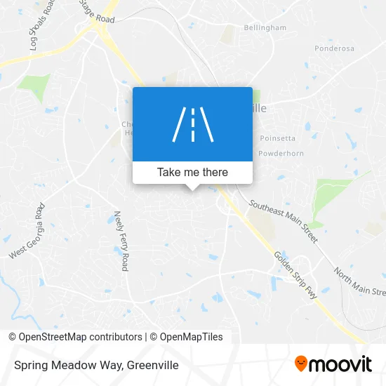 Spring Meadow Way map