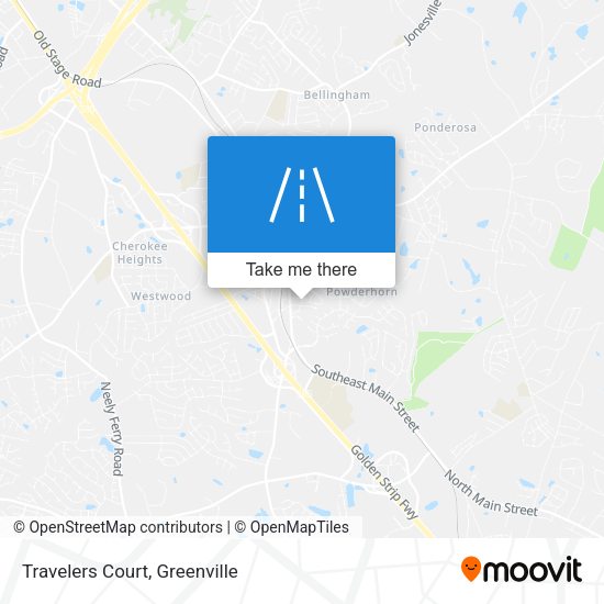 Mapa de Travelers Court