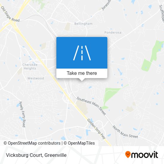 Mapa de Vicksburg Court
