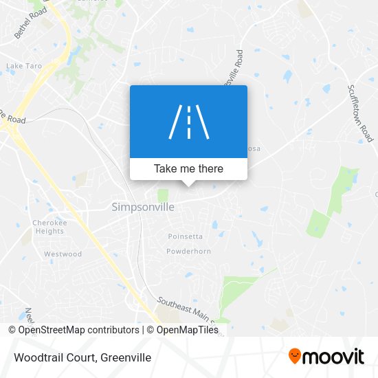 Woodtrail Court map