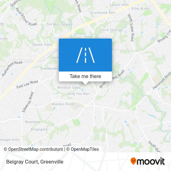 Mapa de Belgray Court
