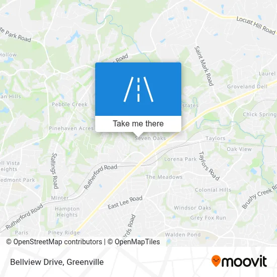 Bellview Drive map