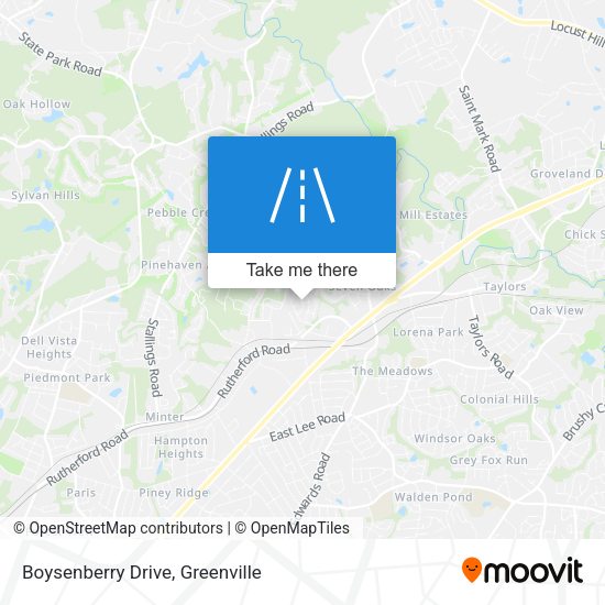 Boysenberry Drive map