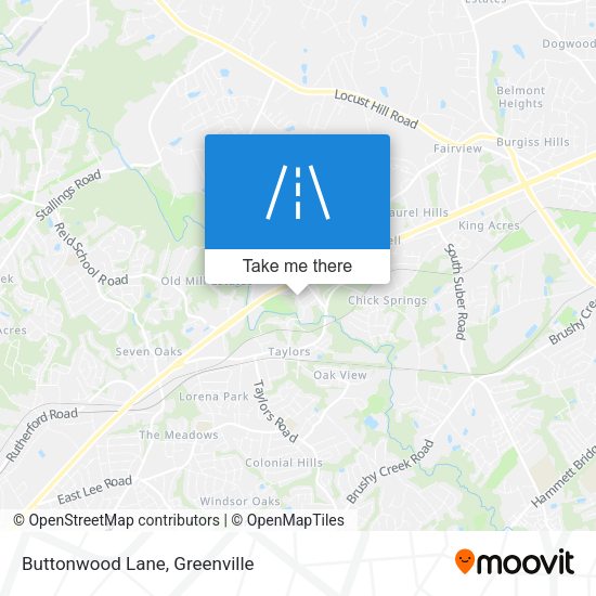 Buttonwood Lane map