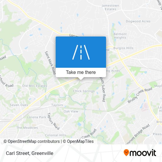 Mapa de Carl Street