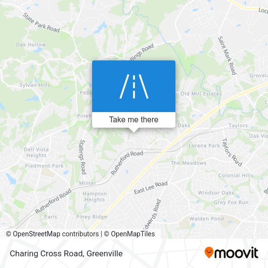 Charing Cross Road map