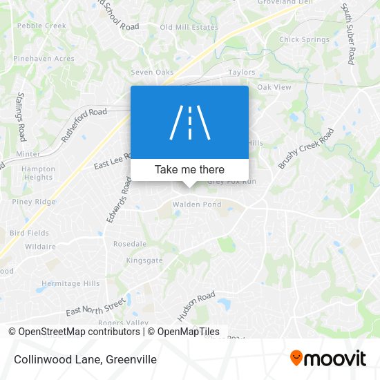 Mapa de Collinwood Lane