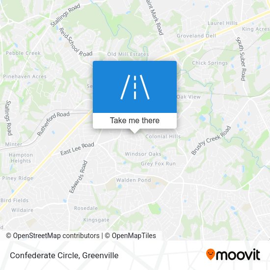 Confederate Circle map