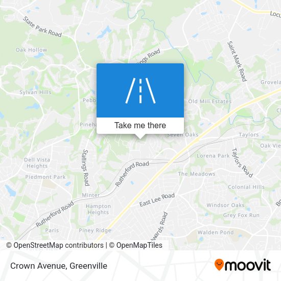 Mapa de Crown Avenue