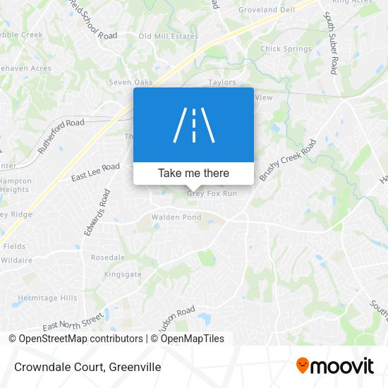 Crowndale Court map