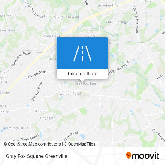 Gray Fox Square map