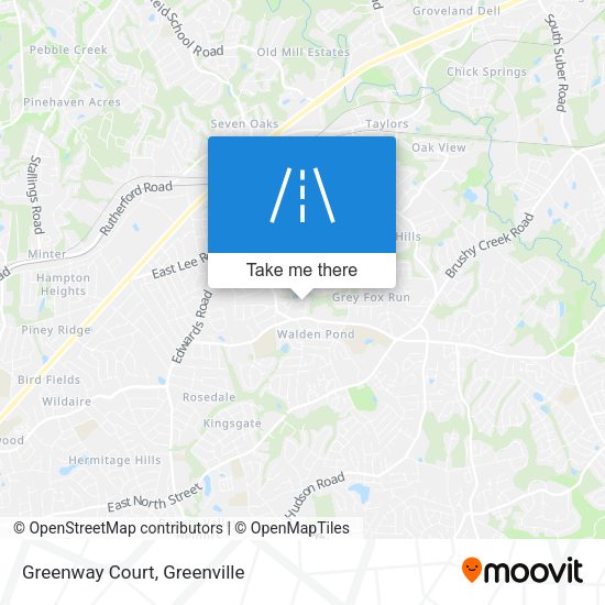 Mapa de Greenway Court