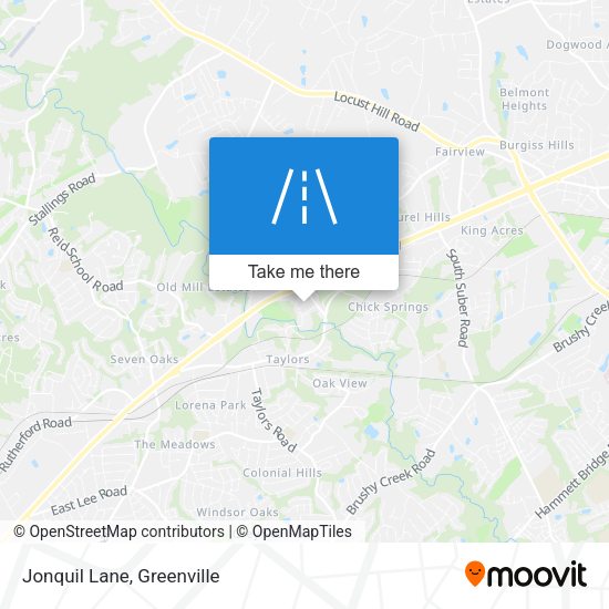 Mapa de Jonquil Lane