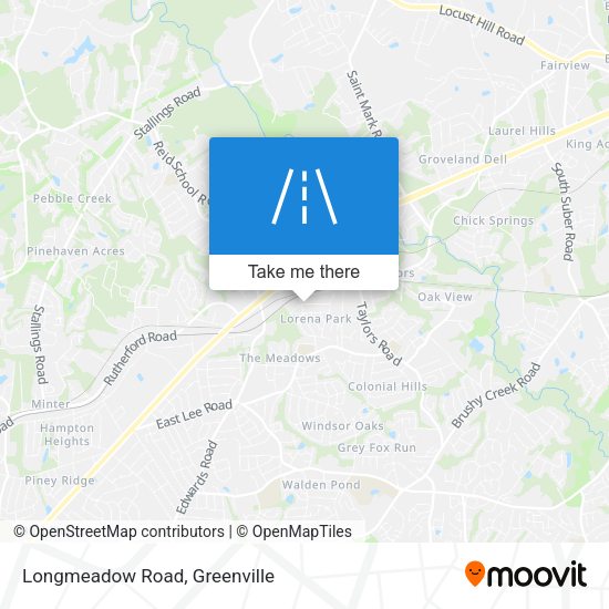 Mapa de Longmeadow Road