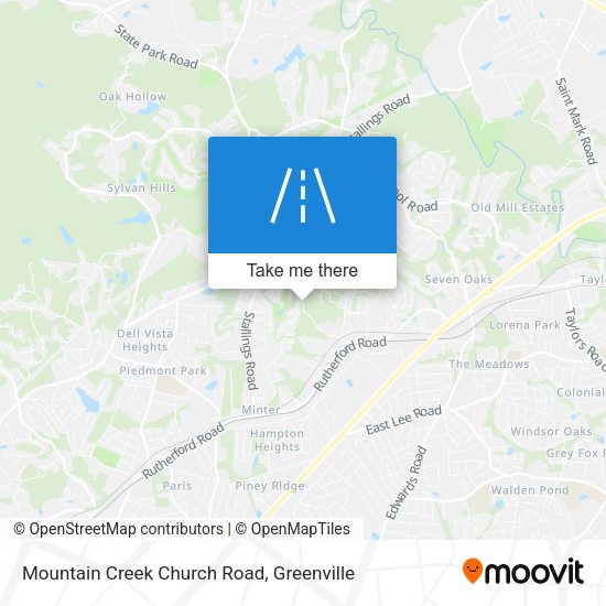 Mapa de Mountain Creek Church Road