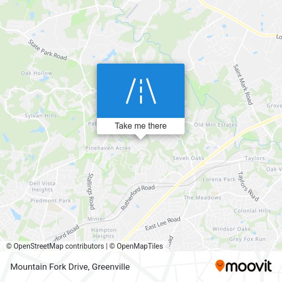 Mapa de Mountain Fork Drive