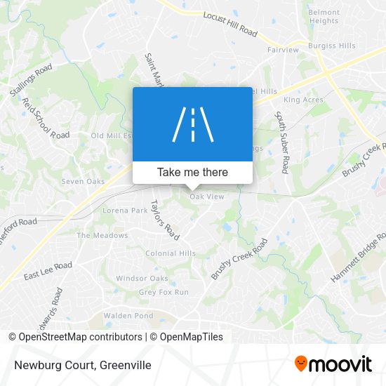 Mapa de Newburg Court