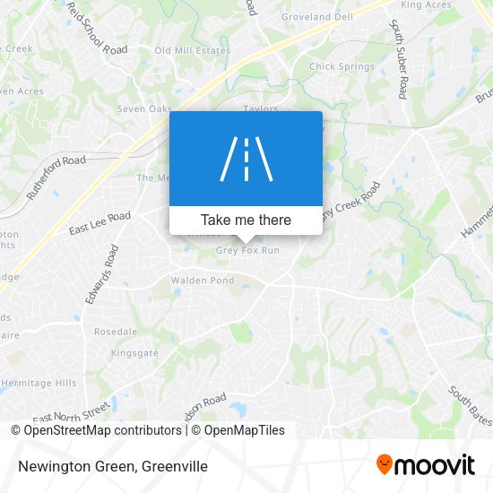 Newington Green map