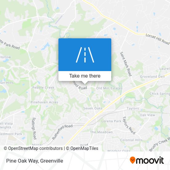 Mapa de Pine Oak Way