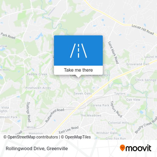 Rollingwood Drive map