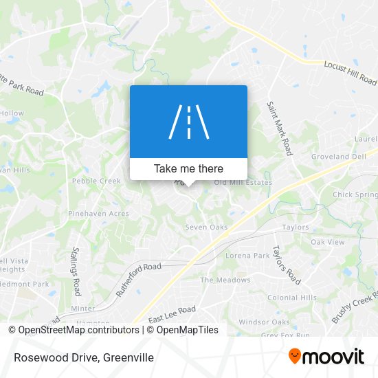Mapa de Rosewood Drive