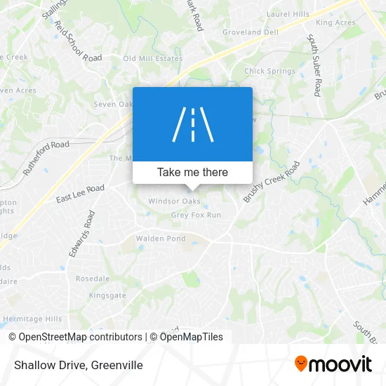 Shallow Drive map