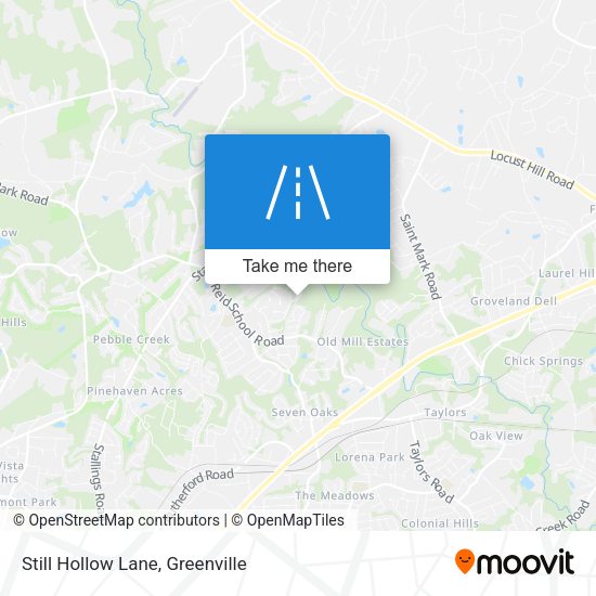 Still Hollow Lane map
