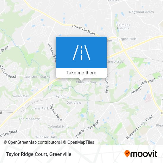 Taylor Ridge Court map