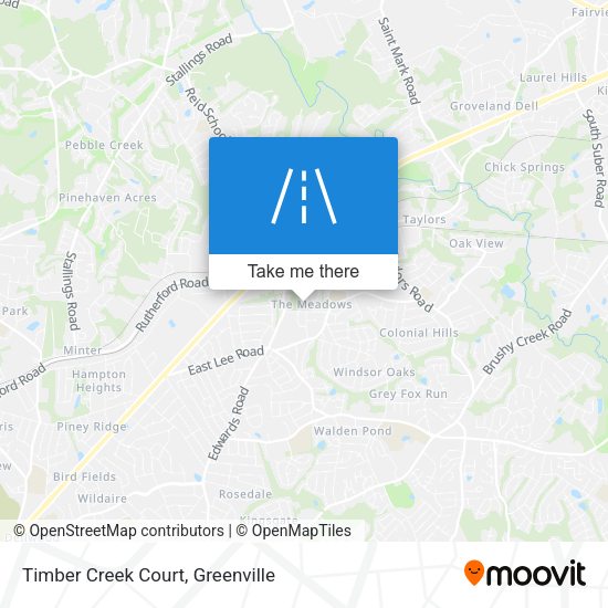 Mapa de Timber Creek Court