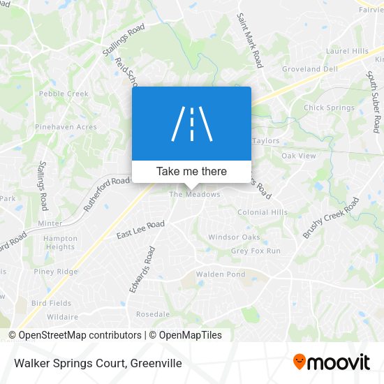 Walker Springs Court map