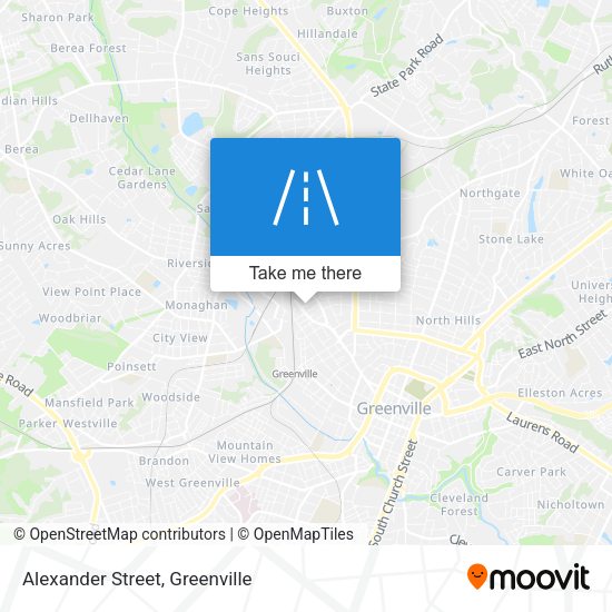 Alexander Street map