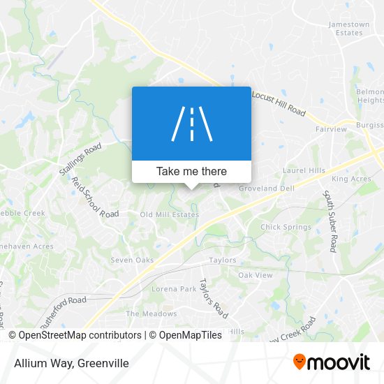 Mapa de Allium Way