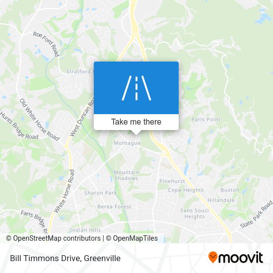 Bill Timmons Drive map
