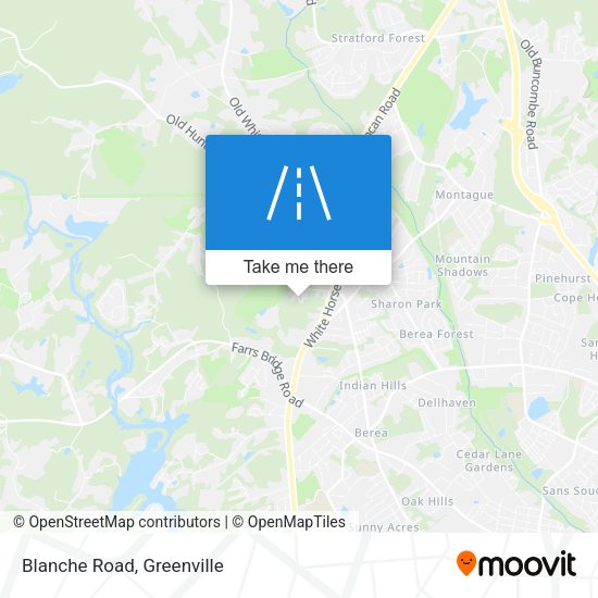 Mapa de Blanche Road