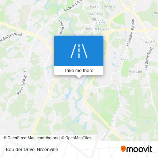Mapa de Boulder Drive