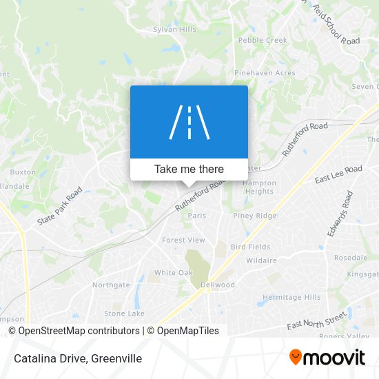 Catalina Drive map