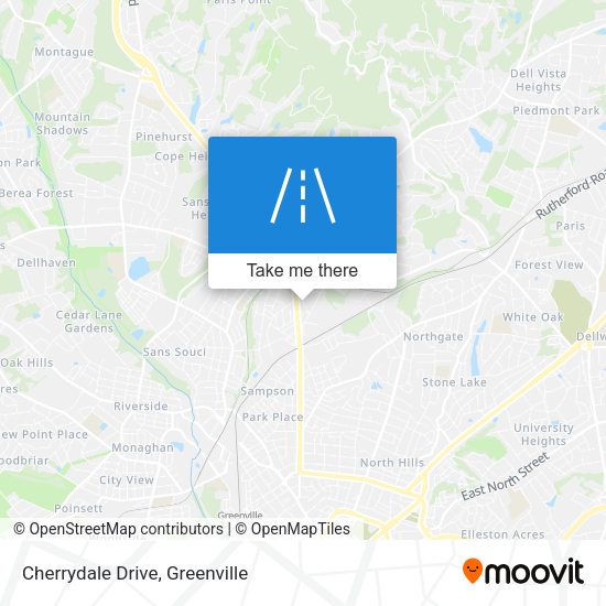 Mapa de Cherrydale Drive