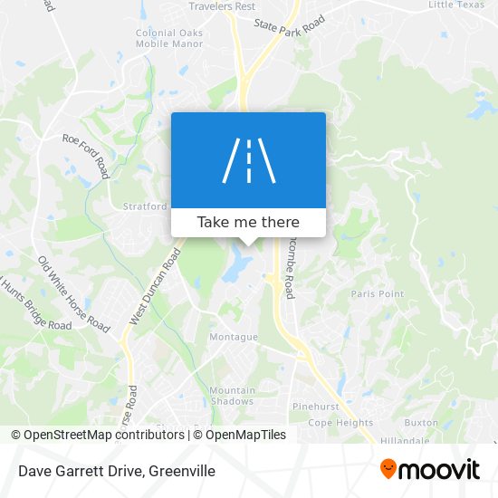 Dave Garrett Drive map