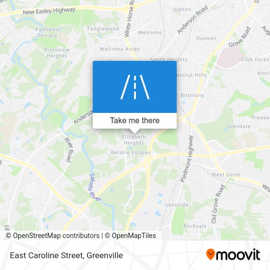 East Caroline Street map
